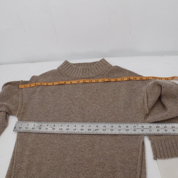 Brochu walker Sweater dress womens Medium Looker layered camel Wool Cashmere - Picture 14 of 16